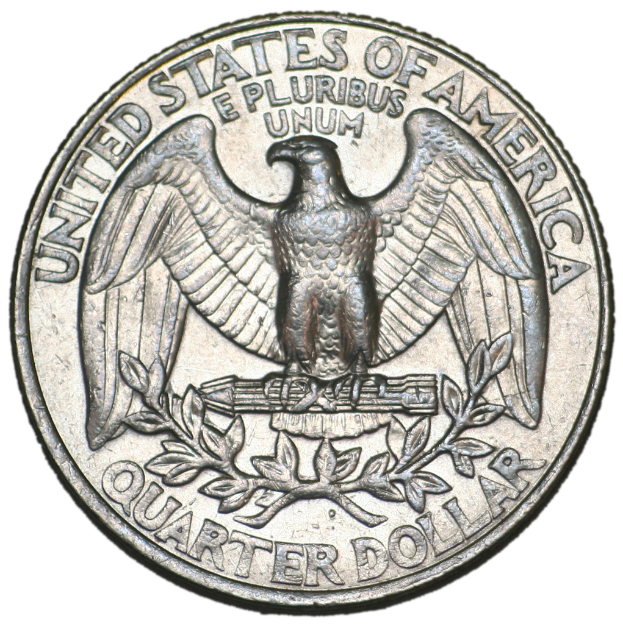 Eine Münze mit Inschrift.