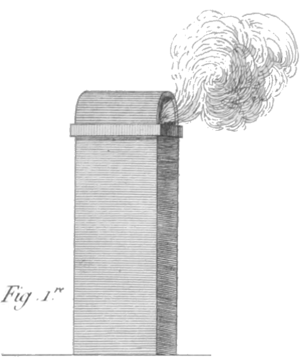 Eine Schwarz-Weiß-Zeichnung einer Zigarette mit aufsteigendem Rauch, mit Text unten.